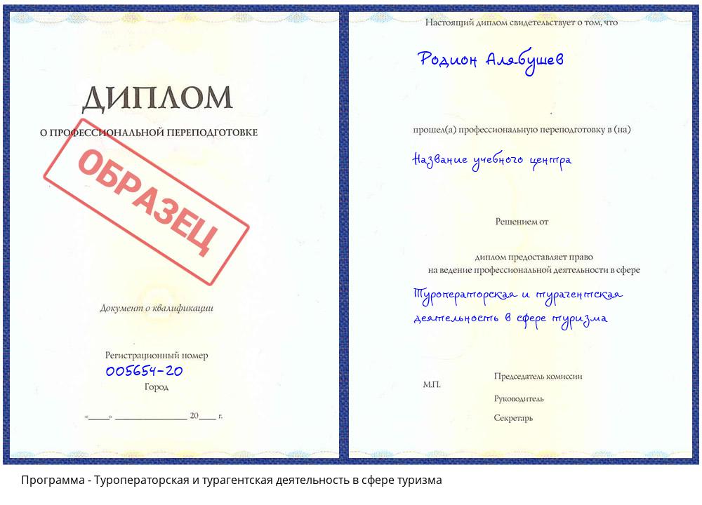 Туроператорская и турагентская деятельность в сфере туризма Жуковский